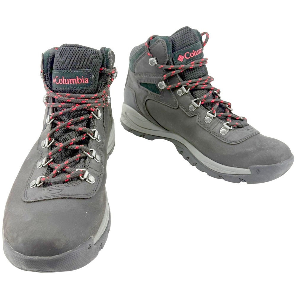 Columbia Newton Ridge Plus Hiking Boots Women 10.5 Wide Blk Waterproof Gorpcore